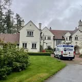 Carey Exterior Cleaning vehicle outside a customer property